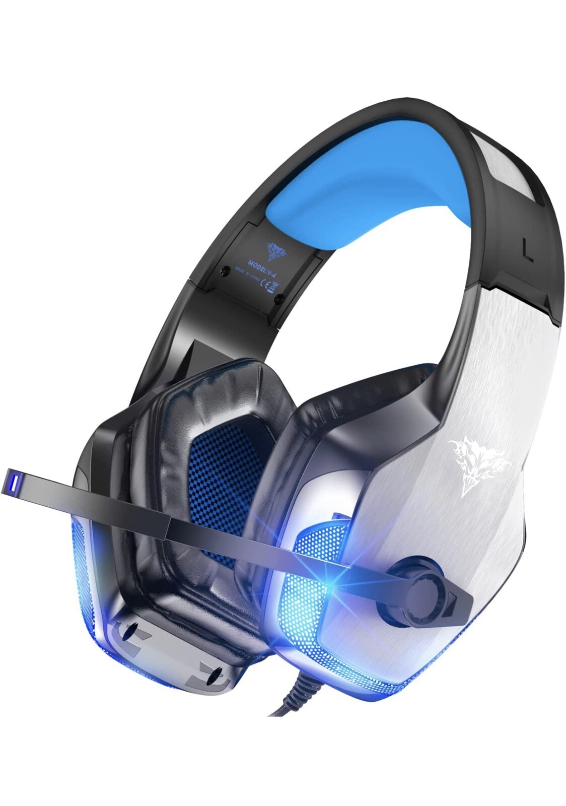 Headset Gaming Xbox One PS4 PC Controller Noise Reduce Over Ear Headphones Mic-image
