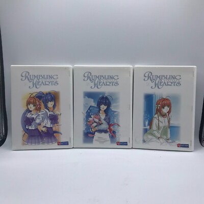 Rumbling Hearts - Volumes 1 to 3 DVD English Anime Funimation - M35-6