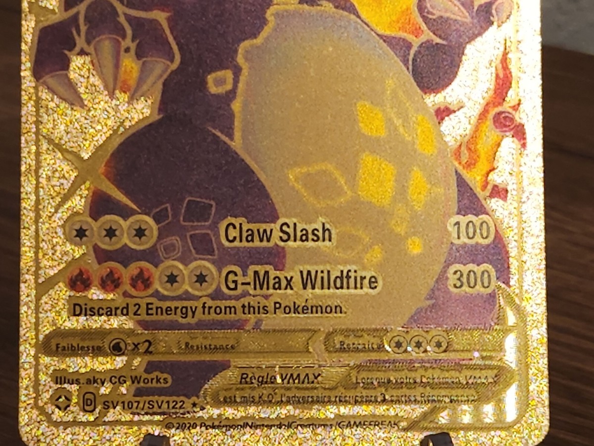 gold dracaufeu pokemon card Carte Pokémon EX 228/197 FR Fire Inferno X (90x) Discard any amount of Fire Energy from among your Pokemon Pokemon Dracaufeu Vmax sv107/sv122 Vmax