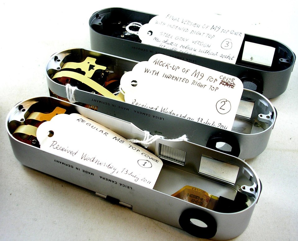 Lot of 3 LEICA M8 & M9 MOCKUP/Prototype Top Plates eBay