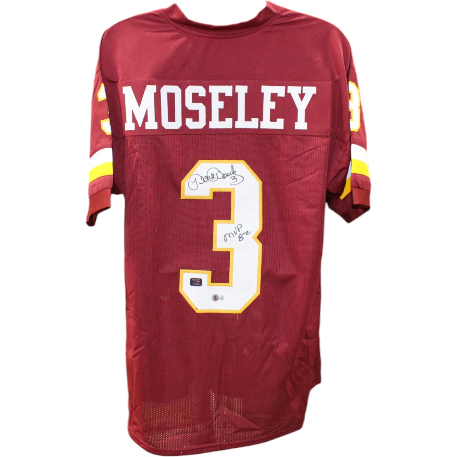 Mark Mosley Autographed Signed Pro Style Red Xl Jersey Beckett 