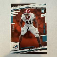 Channing Tindall 2022 Panini Prestige Rookie Card #361 Georgia Bulldogs LB