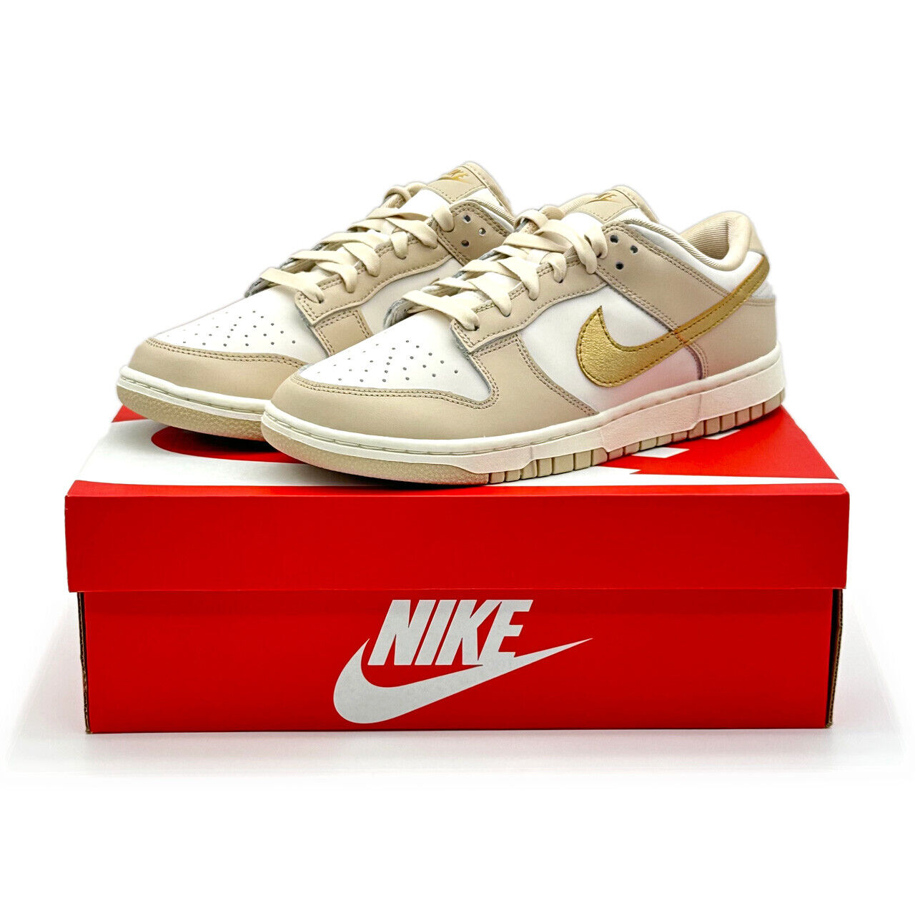 Nike Dunk Low Phantom Metallic Gold (Women's) - DX5930-001 - US