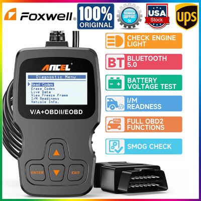 ANCEL AD310 BT Bluetooth OBD2 Battery Engine Diagnostic Scanner for iOS Android
