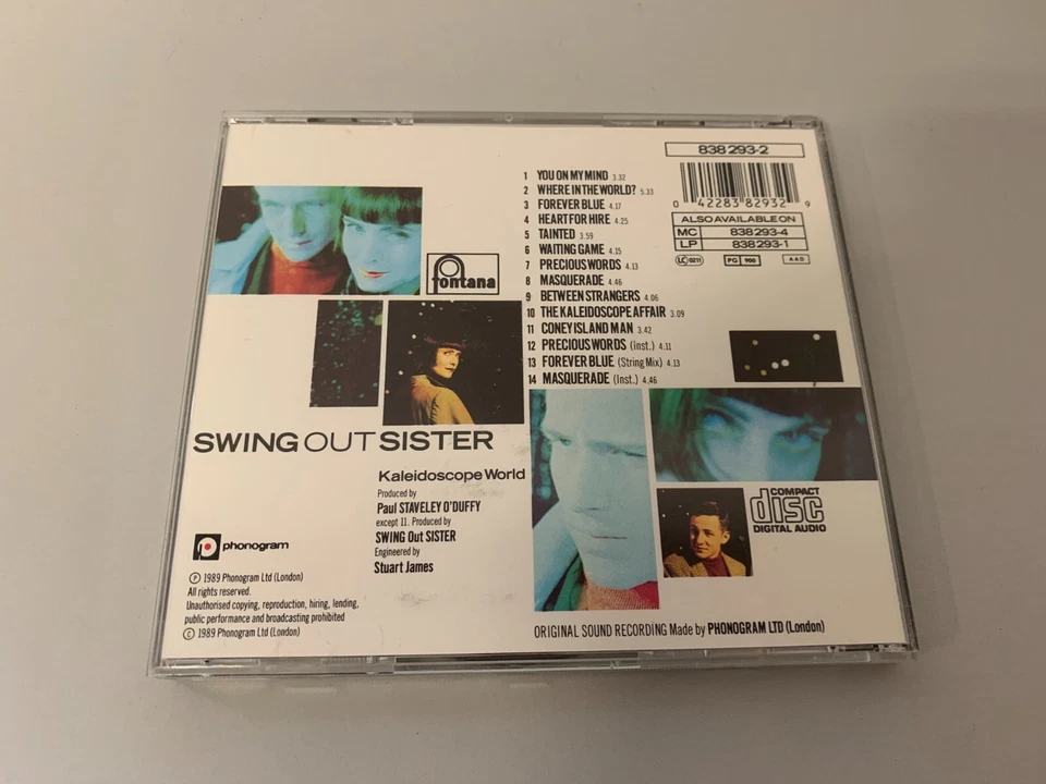 Swing Out Sister – Kaleidoscope World - CD Album © 1989 - You On My Mind.. - Bild 3 von 3