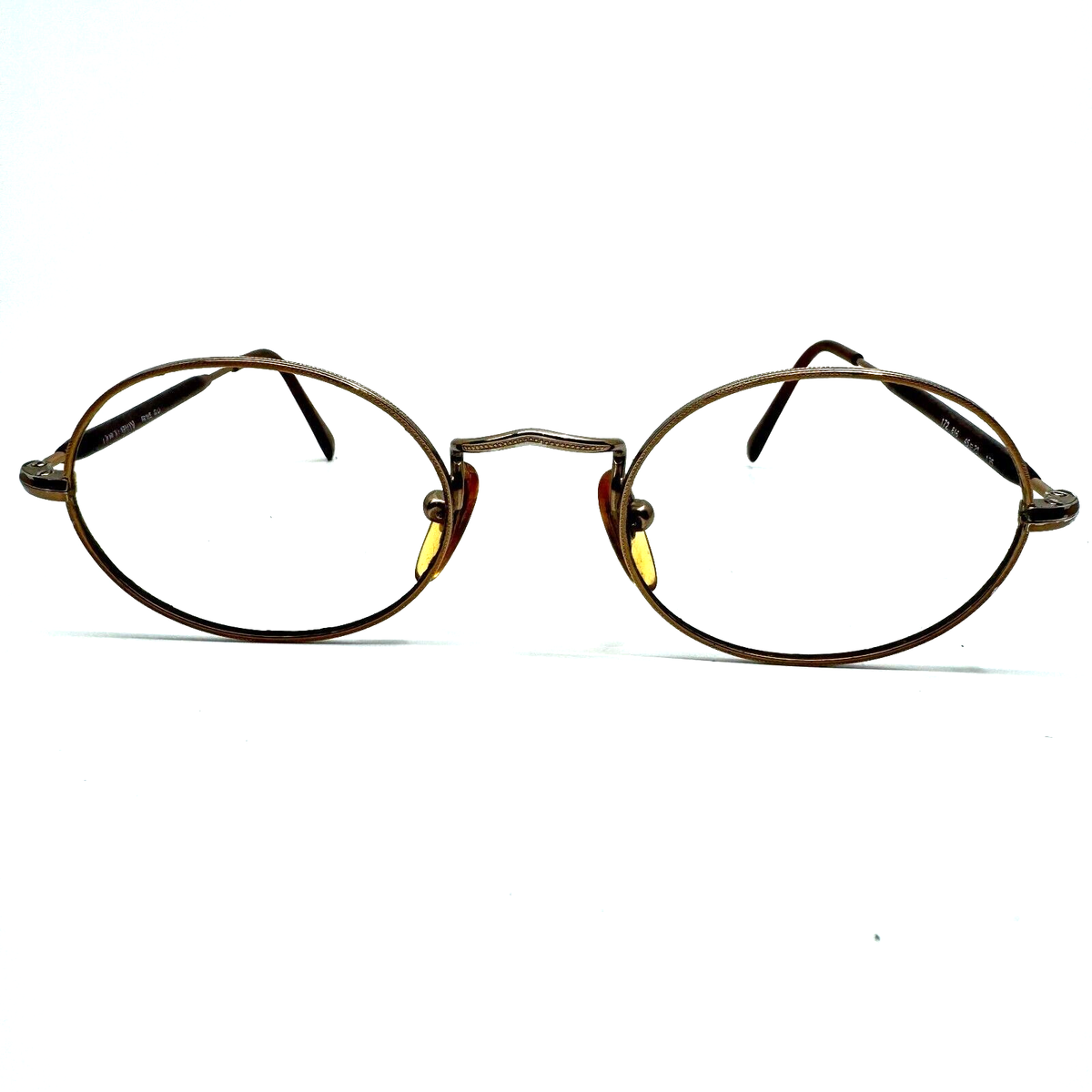 Giorgio Armani Glasses 172 816 Gold Round Eyeglasses Frames 