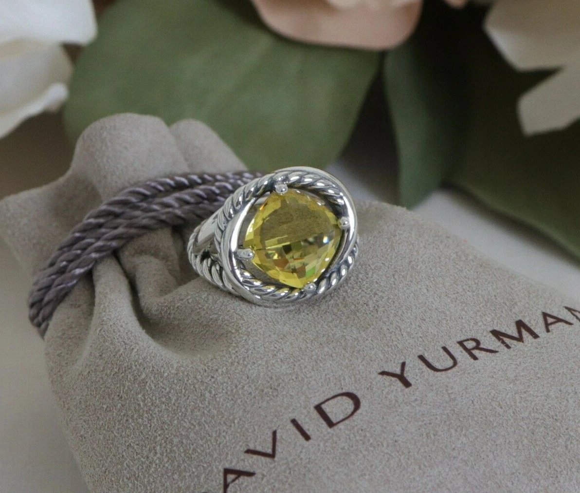 Citrine infinity ring outlet