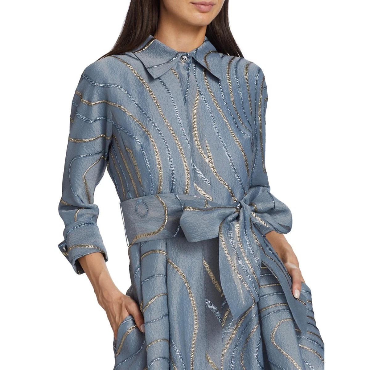 Teri jon cheap shirt dress gown