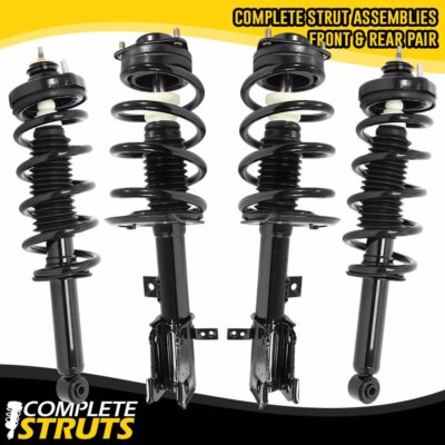 Front & Rear Complete Struts & Coil Springs for 2011-2019 Dodge Journey V6 3.6L