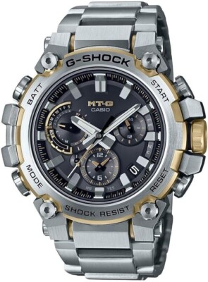 CASIO G-SHOCK MT-G MTG-B3000D-1A9JF Silber x Gold LIMITIERT Atom Herrenuhr Ge...