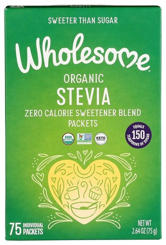 Bio Stevia mit Erythrit, kalorienfreier Süßstoff, 75 Einzelpackungen, - Bild 2 von 8