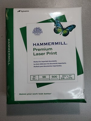Hammermill 8.5x11 in Laser Print Paper, White - 104604