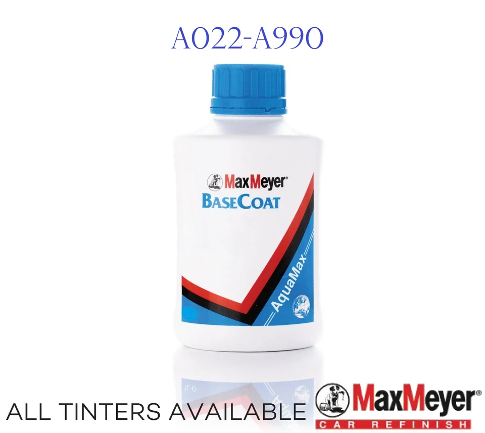 Max Meyer Aquamax A985 STRONG BLACK Water Basecoat Tinter 1L