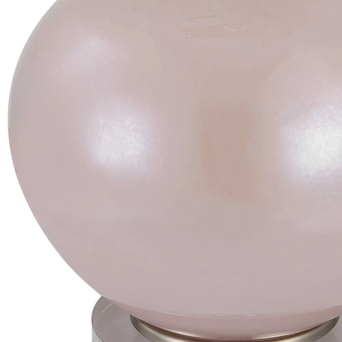 ROSA MODERN BLUSH PINK GLASS CRYSTAL BASE 29" TABLE LAMP UTTERMOST 30144 - Picture 5 of 6