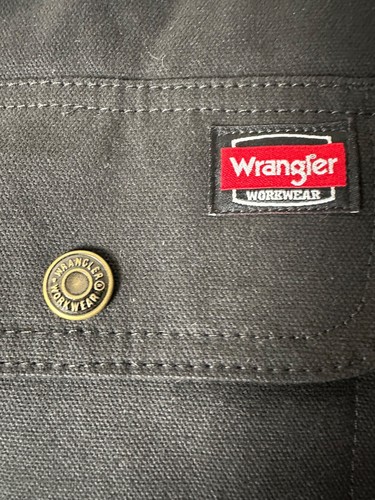 Black Wrangler workwear vest with zipper cold weather lined 2XLarge new with tag - Picture 5 of 11