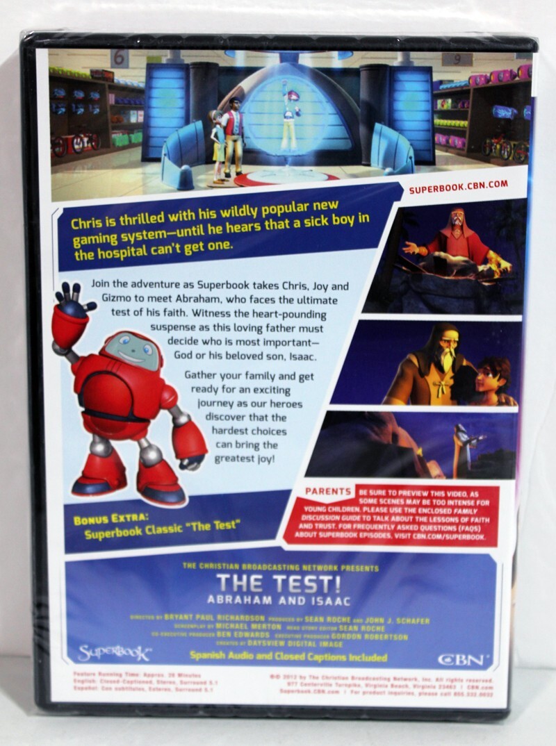 SUPERBOOK: THE TEST! Abraham & Isaac - Christian Animated DVD