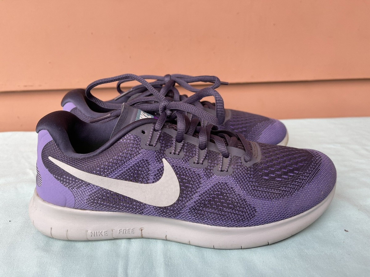 Nike Womens 9 Free RN 2017 Running Shoes Purple Lace Up Low Sneakers 880840-500 Nike Free RN 2017 Running Shoes Women main image 3