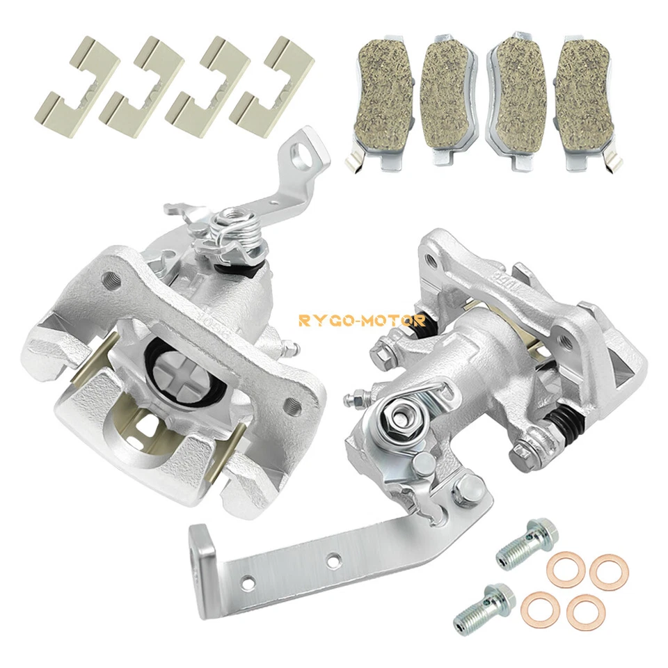 2 Pack Rear Brake Calipers w/Ceramic Pads for Honda Big Red 700 MUV700 2009-2013 - Image 4 of 4