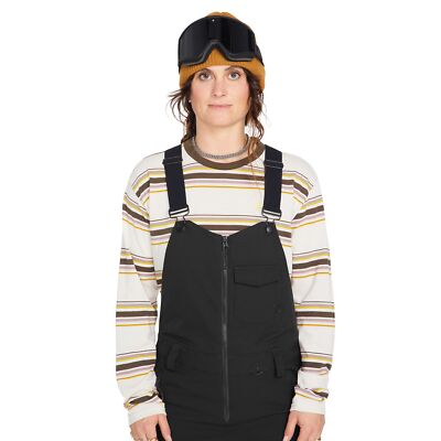 Volcom Women's Swift Bib Overall Black XL