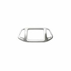 <!--F#f_0-->For Jeep Compass 2017-2021 Glossy Chrome Center Console Navigation Screen Frame<!--F/-->