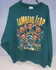 Vintage Green Bay Packers Lambeau Leap Football NFL SweatShirt VTG