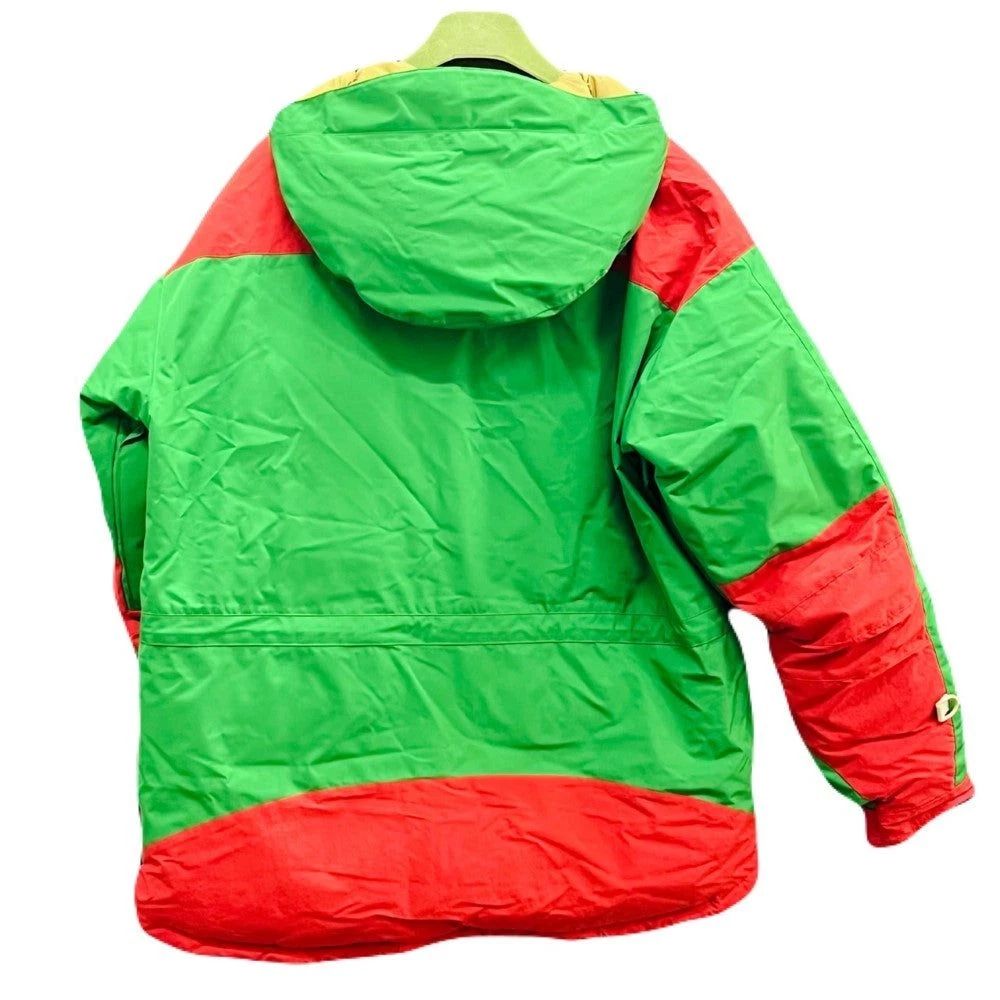 GUCCI x THE NORTH FACE piumino uomo taglia L verde x rosso