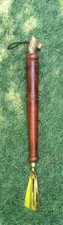 16" Long Metal Shoe Horn Schima Wood Handle Brass Lion Head Home Accessory Gift
