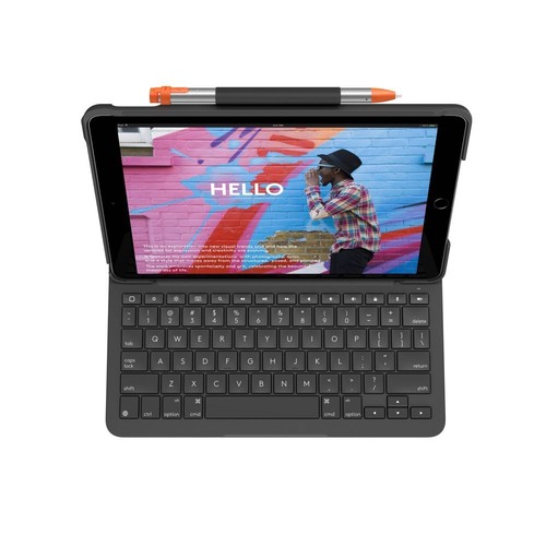 Logitech IPad (7th, 8th and 9th Generation) Keyboard Case Slim Folio - Afbeelding 4 van 6