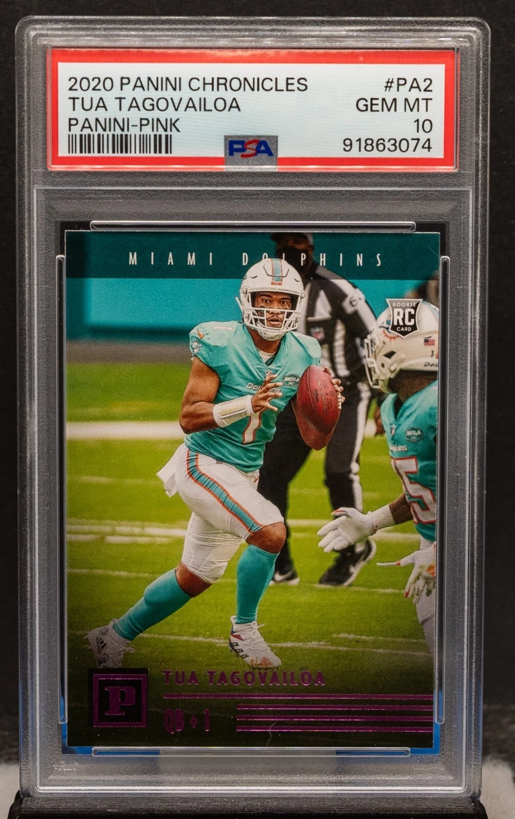 Tua Tagovailoa Panini Chronicles Panini #PA2 Pink