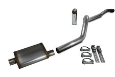 84-01 Jeep Cherokee Xj 4.0l 2.5 Aluminized Exhaust Kit Jones Muffler Tip