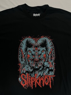 Slipknot Band T-Shirt Red Logo 90s Tour Tee (Size XXL / 2XL) Brand 