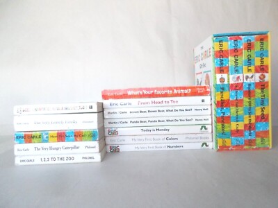 16 ERIC CARLE # BOARD BOOKS NUMBER BEAR HEAD ANIMAL CAT ZOO KANGAROO FIREFLY