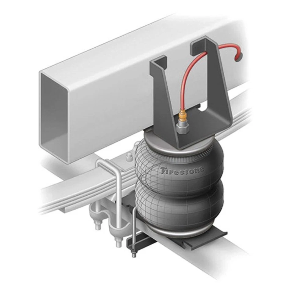 Firestone Ride-Rite traseira 5.000 lb. Kit de molas auxiliares de ar para 04-08 Ford F-150 - Imagem 4 de 4