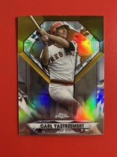 2022 TOPPS CHROME UPDATE DIAMOND GREATS DIE-CUTS CARL YASTRZEMSKI BOSTON RED SOX