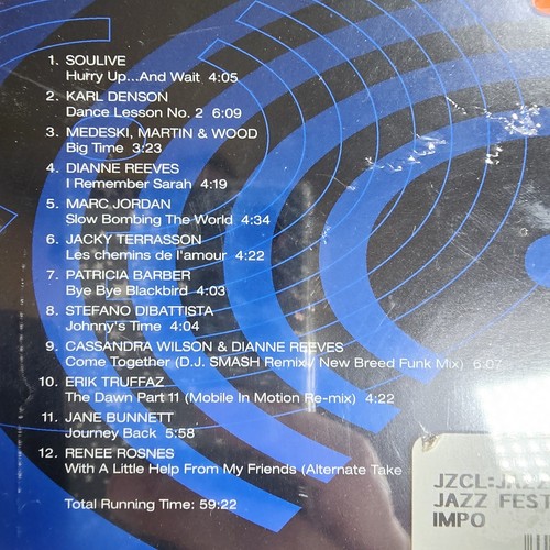 BLUE NOTE FESTIVAL TOURING ARTIST SAMPLER - Canada 2001 (Contemporary ...