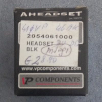 VP Components AHEADSET Steuersatz 1'' gewindelos Schwarz 2054061000