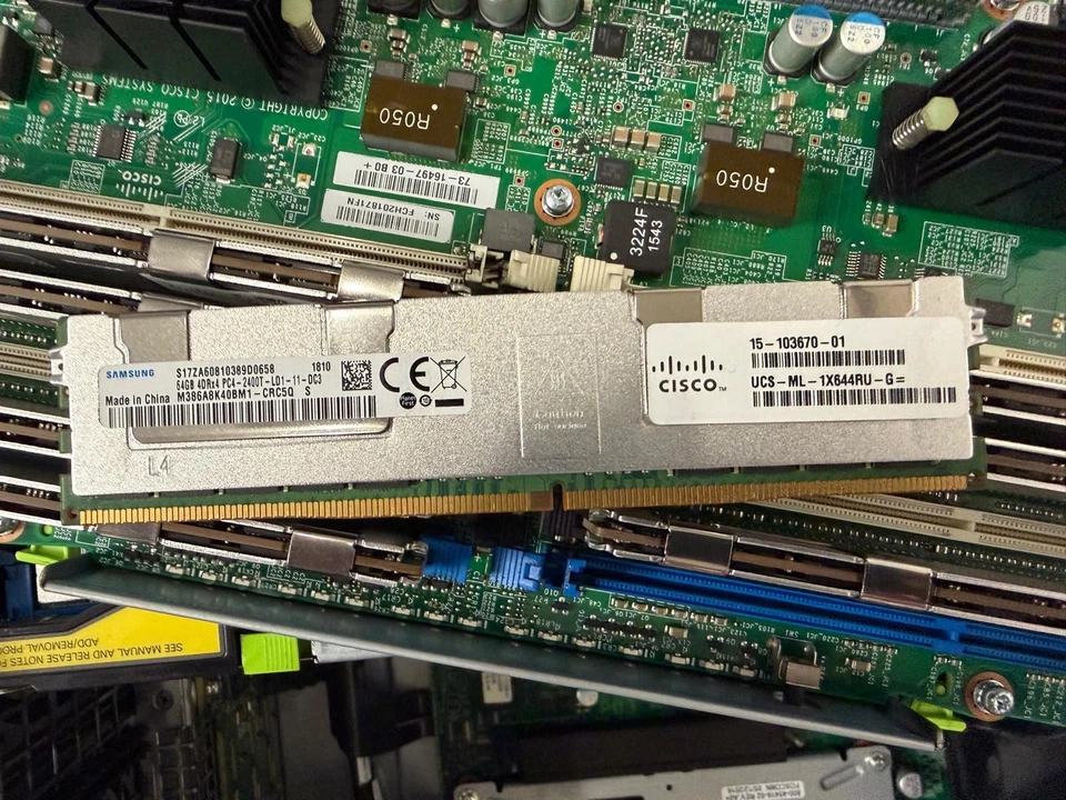 64GB DDR4-2400 LRDIMM ECC – Cisco(UCS-ML-1X64RU-G) – Samsung M386A8K40BM1 - Bild 4 von 4