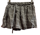 Oh Hey Girl Ladies Black/White Mini Shorts, W21”. SW189