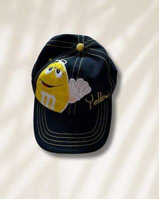 Kinder-Cap M&M s  Yellow    verstellbare Baseball-Mütze   100 % Baumwolle
