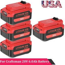 1-4X 20V For Craftsman 6.0Ah 20 Volt Max Li-Ion Battery CMCB206 CMCB204 CMCB202
