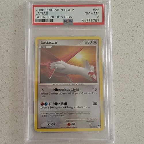 Latias graded PSA 8 for sale on eBay