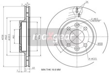 Disque de frein Renault R19