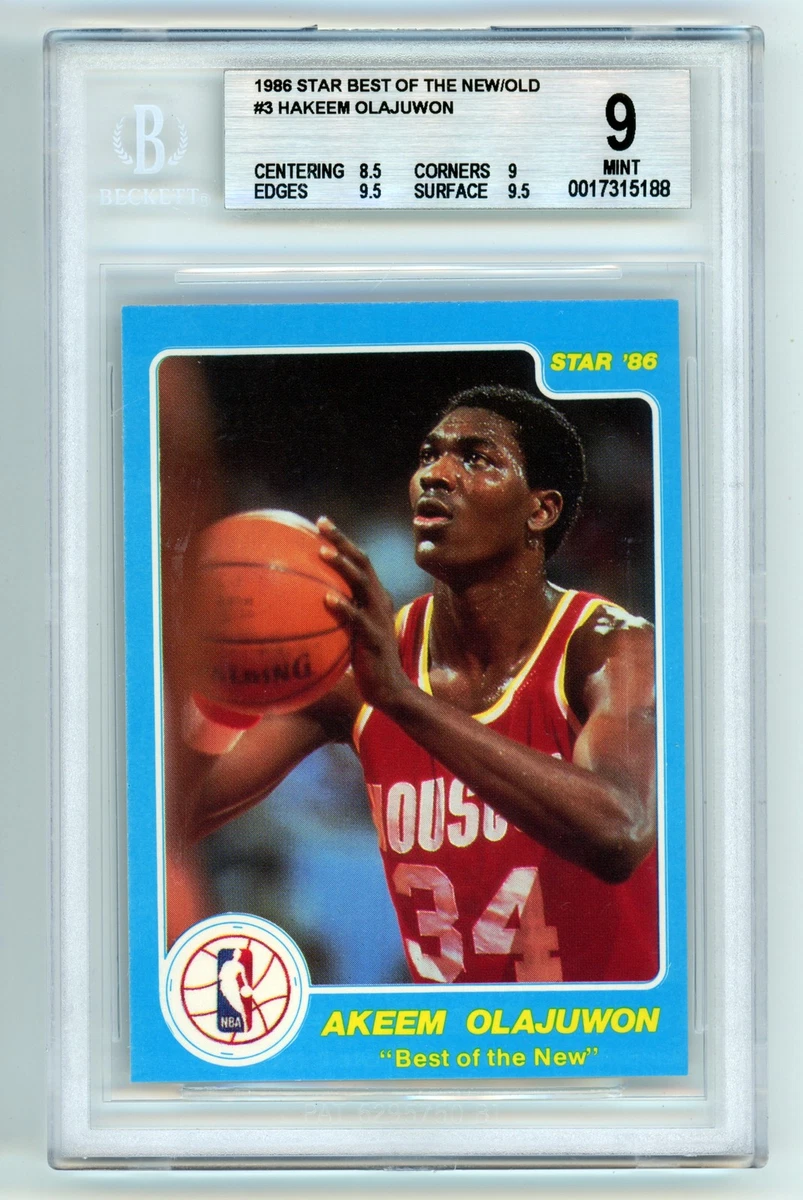 Hakeem Olajuwon Beckett Grading Services (BGS) Basketball Rookie
