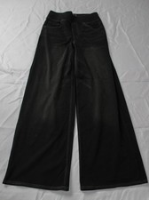 Halara Women's Flex High Waisted Wide Leg Jeans MS7 Carbon Paint Denim Small NWT