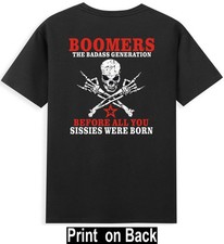 Boomers Generation Before All You Sissie Were Born Skull Hand Men's T-Shirt
