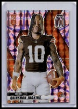 2025 Panini Mosaic 276 Quinshon Judkins Mosaic Camo Pink
