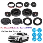 Rubber Seal Striping Trim Weather Draft Noise Reduction Kit For Mitsubishi ASX