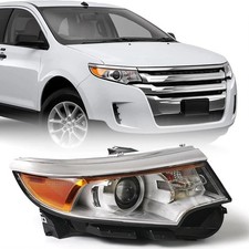 FIONE for Ford Edge Headlight Assembly 2011 2012 2013 2014 Halogen Replacement