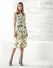 DDP Gorgeous Authentic Gucci Resort 2015 Flora Print Silk Dress Size IT 38