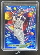 2023 Topps Cosmic Chrome Oswaldo Cabrera RC Blue Moon Refractor #/99 Yankees